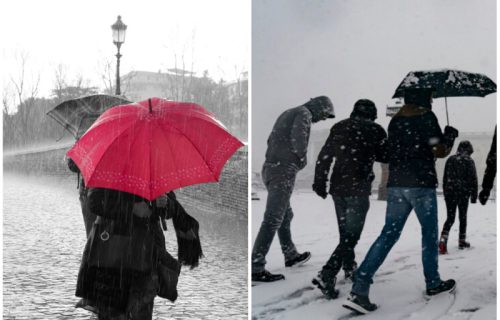 Žuti METEOALARM na snazi u celoj Srbiji: Jaki udari vetra, kiša i sneg stižu u OVE delove zemlje