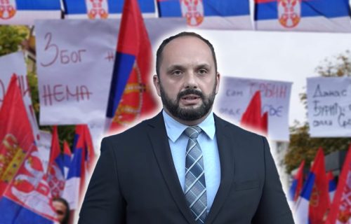 Za opstanak, Visoke Dečane, ćirilicu, ŽIVOT: Protest zbog pretnji Prištine, U PODNE se brane prava Srba