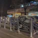 JEZIVA NESREĆA u Vojvode Stepe: Vozač "alfe" pokupio osam parkiranih automobila (VIDEO)