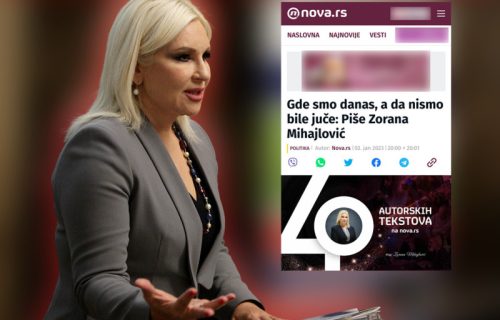 Tajkunov LIČNI kolumnista: Mihajlovićeva piše za list koji stavlja METU na čelo predsedniku Vučiću (FOTO)