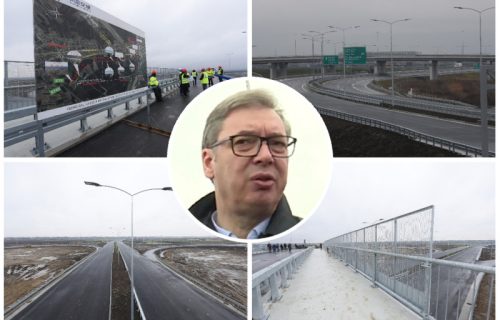 Vučić obišao radove na Milošu Velikom: Deonica Novi Beograd - Surčin se otvara 31. marta (FOTO+VIDEO)