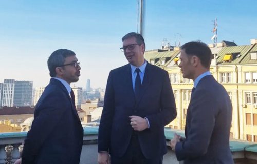 Vučić sa šeikom Abdulom bin Zajedom: "Sa ponosom sam našem prijatelju pokazao Beograd na vodi" (FOTO)