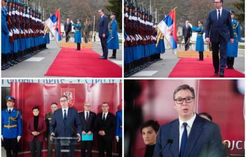 Predsednik Vučić iz Doma Garde: Na Dan državnosti raspisaću konkurs za prijem u specijalne jedinice