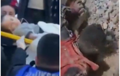 Dečaka izvlače iz urušene zgrade, drugog vuku na nosilima: POTRESNI snimci zemljotresa iz Turske (VIDEO)