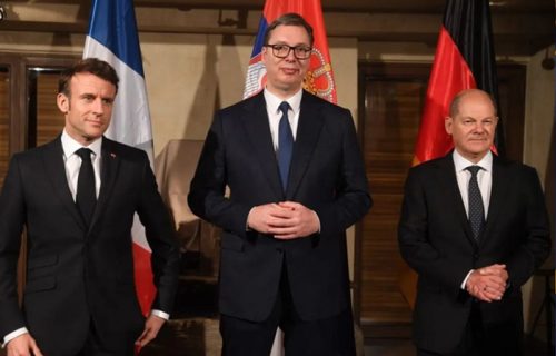 VAŽNI SASTANCI u Minhenu: Vučić sa Makronom, Šolcom i drugim svetskim zvaničnicima (FOTO)