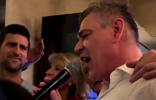 Savo Milošević na Đokovićevoj proslavi uzeo mikrofon i zapevao čuveni hit (VIDEO
