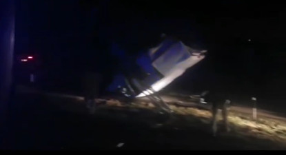 PRVI snimak lančanog sudara na auto-putu kod Siriga: Ima PREVRNUTIH vozila (VIDEO)