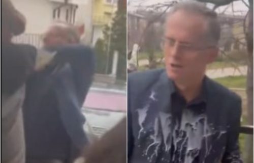 Opozicija u Prištini GAĐALA TORTOM Kurtijevog zamenika: Besni zbog Vučićeve POBEDE u Ohridu (VIDEO)