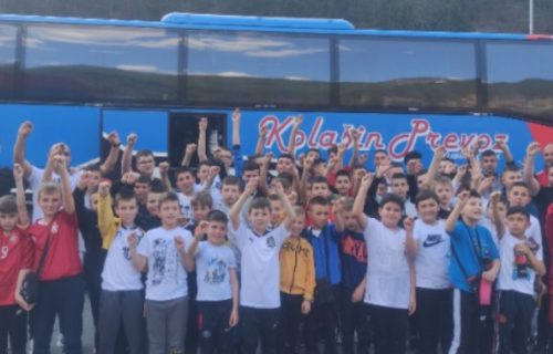 Ponos Srbije! Orlove večeras bodri više od 150 mališana iz Gnjilana