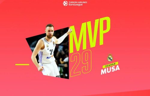 Priznanje za košarkaša Reala: Musa izabran za MVP-ja 29. kola Evrolige!