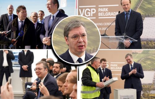 Vučić u Dobanovcima: Verujemo da možemo da izgradimo snažniju, ekonomski moćniju Srbiju