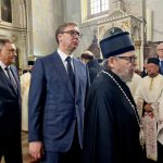 Liturgija UPOKOJENJA majke srpskog patrijarha: Porfirije služio opelo, prisustvovao i Vučić (FOTO)