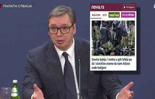 Tajkunski medij prešao granice LICEMERJA! Dok njihovi miljenici divljaju, oni Vučića nazivaju huliganom