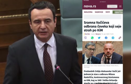 BEDNO lice tajkunskih medija: Milan Radoičić vam seje strah, dok Kurti seje cveće i ljubav?!