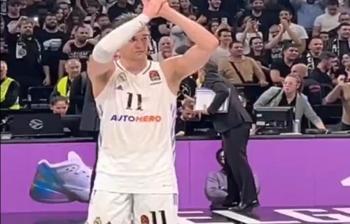 Cela Arena apludirala Hrvatu, on im uzvratio istom merom: Hezonja se zahvalio Grobarima (VIDEO)