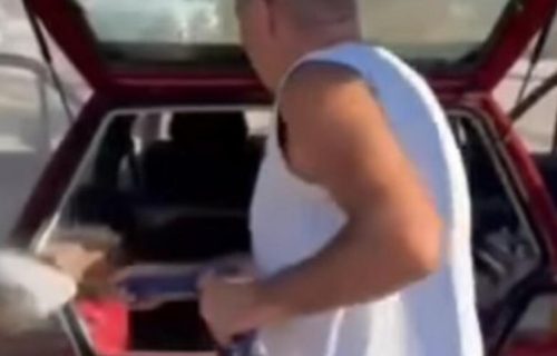 PREŠAO IGRICU! Balkanski način pranja kola: Golf je to, izdržaće! (VIDEO)