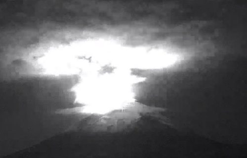Hitno UPOZORENJE: Aktivirao se vulkan Popokatepetl (FOTO+VIDEO)