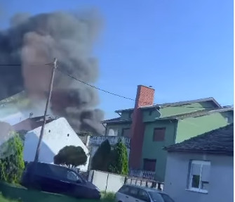 GUST DIM NAD GRADOM: Veliki požar u Kovačici! (VIDEO)