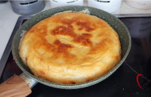 PITA BUREK IZ TIGANJA: Hrskava i puna fila, a rerna se ne uključuje! (RECEPT + VIDEO)