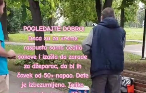 JEZIVO IŽIVLJAVANJE: Muškarac zbog LIMUNADE nasrnuo na uplakanog dečaka na Kalemegdanu (VIDEO)