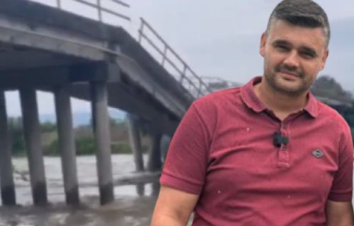 Heroj Nemanja sprečio tragediju: Preprečio put autobusu koji je krenuo ka mostu pre obrušavanja (VIDEO)