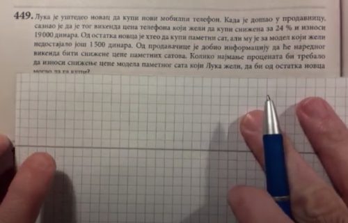 Danas je drugi dan male mature: Deca danas polažu test iz matematike