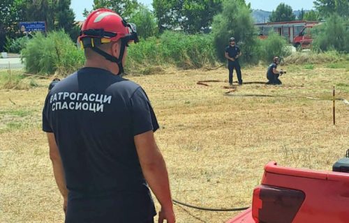 Srpski vatrogasci, koji su pritekli u pomoć grčkim kolegama, poslati u reon Tesalija