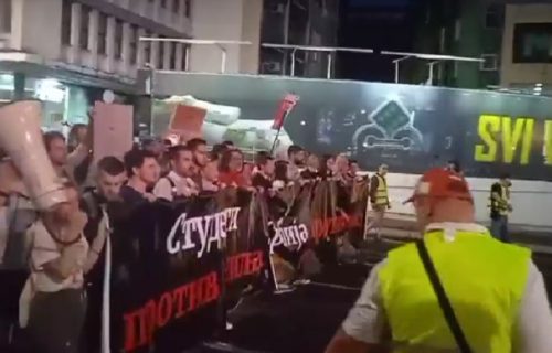 Završen dvanaesti protest dela opozicije "Srbija protiv nasilja" u Beogradu