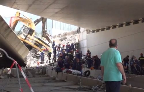 Četiri osobe uhapšene zbog rušenja mosta na ulazu u Patras