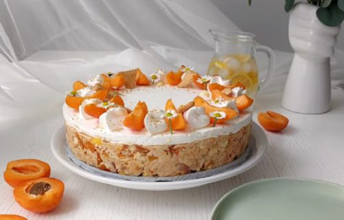 Lagana i osvežavajuća poslastica idealna za ove vrele dane: Torta sa kajsijama i jogurtom (VIDEO)