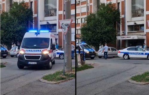 Blokirana vrata iznutra, žena povređena u stanu: Policija i vatrogasci ušli kroz prozor