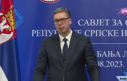 Vučić o sankcijama rukovodstvu RS: "Odnosićemo se kao da sankcije ne postoje, za nas ne postoje" (VIDEO)