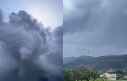 Tornado u Sloveniji: Pijavica lomi drveće i delove krovova, pričinjena velika šteta (VIDEO)