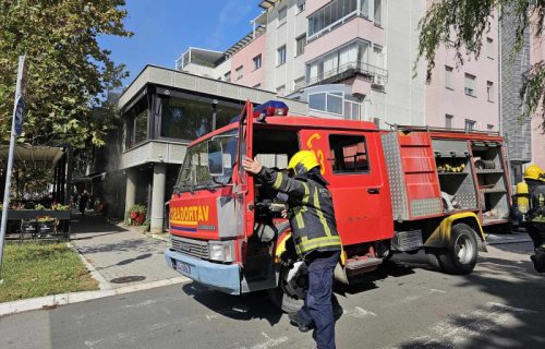 POŽAR KOD ARENE! Zapalila se kuhinja restorana, na licu mesta se nalazi i Čedomir Jovanović (FOTO)