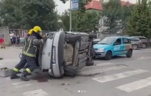 Užasan lančani sudar u Novom Sadu: Učestvovala 4 vozila, povređene 2 osobe (VIDEO)