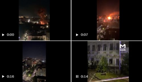 Napadi dronovima na Moskvu i Rostov, oštećene zgrade, jedna osoba povređena (VIDEO)
