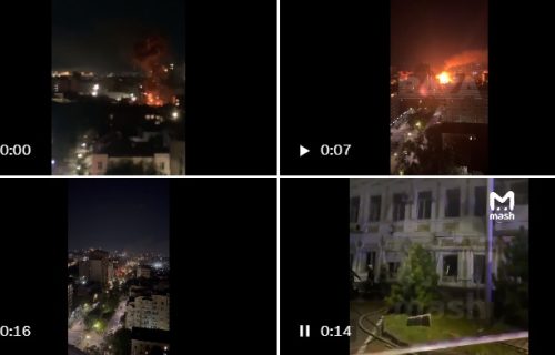 Napadi dronovima na Moskvu i Rostov, oštećene zgrade, jedna osoba povređena (VIDEO)