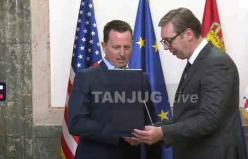 Vučić uručio Grenelu Orden srpske zastave prvog stepena (VIDEO)