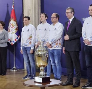 “Ugled Srbije je posebno skočio posle ovog uspeha”: Šahisti Srbije na svečanom prijemu kod Vučića (VIDEO)