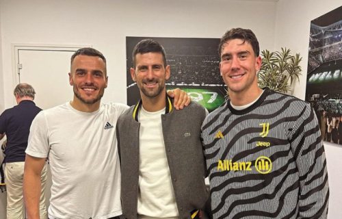 Novak u Torinu bodrio naše fudbalere: "Zadovoljstvo je gledati dva majstora"