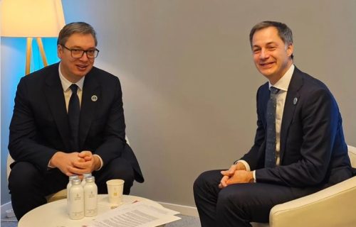 Vučić u Parizu sa premijerom Belgije: "Dobar razgovor o jačanju bilateralnih odnosa Srbije i Belgije, kao i o ubrzanju procesa evrointegracija Srbije"