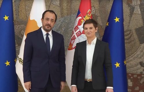 Premijerka Brnabić se sastala sa Hristodulidom: Kipar pružio podršku Srbiji na njenom evropskom putu