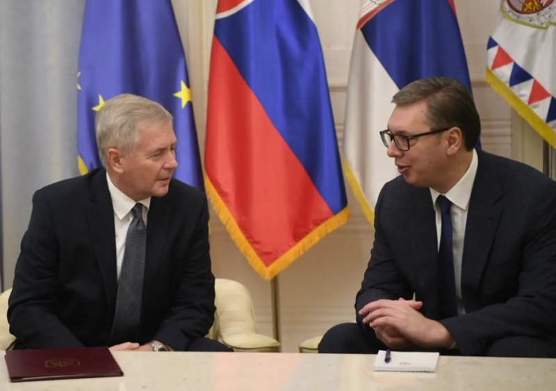 Vučić se sastao sa slovačkim ambasadorom: “Hvala na poštovanju suvereniteta i teritorijalnog integriteta”