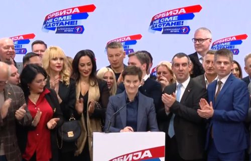 Prema 50 procenata obrađenih biračkih mesta, lista "Aleksandar Vučić - Srbija ne sme da stane" osvojila 47,1 odsto glasova