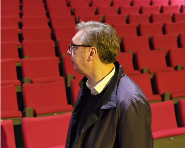 Vučić obišao radove na rekonstrukciji scene Stupica: U obnovu će biti uloženo više od 10 miliona evra