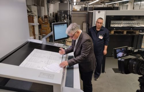 Počelo štampanje glasačkih listića i ostalog izbornog materijala