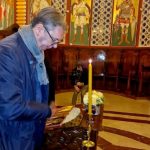 "Ponosan sam na našu tradiciju i veru. Uliva mi dodatnu snagu": Predsednik Vučić obišao manastir Đunis (FOTO)