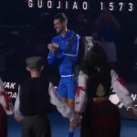 Šou Đokovića na Rod Lejver areni: Preslišao Cicipasa pa zaigrao srpsko kolo (VIDEO)