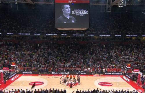 Ova scena iz Arene će vas naježiti: Sve je utihnulo kako bi se odala počast legendi Dejanu Milojeviću (VIDEO)