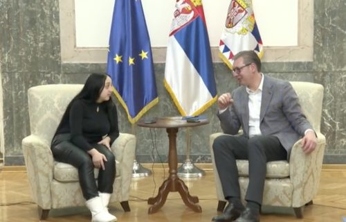 Predsednik Vučić primio Maricu Mihajlović iz Sremske Mitrovice (VIDEO)